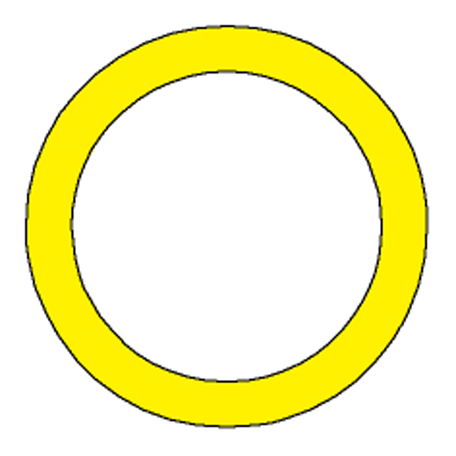 Желтый круг на белом фоне